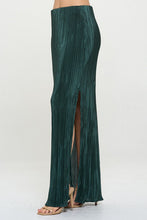 Load image into Gallery viewer, Plisse Maxi Skirt with Slit
