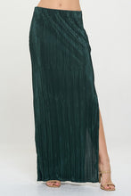 Load image into Gallery viewer, Plisse Maxi Skirt with Slit
