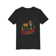 Load image into Gallery viewer, Youth Tee - "Mi Mada a Jamaican" Kids T‑Shirt
