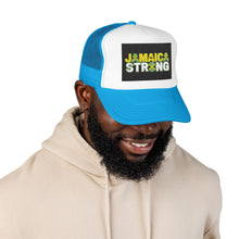 Load image into Gallery viewer, Jamaica Stronger Embroidered Trucker Hat
