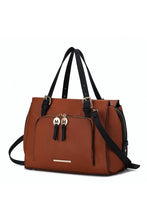 Load image into Gallery viewer, MKF Elise Color-block Satchel Bag by Mia k
