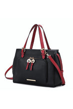 Load image into Gallery viewer, MKF Elise Color-block Satchel Bag by Mia k
