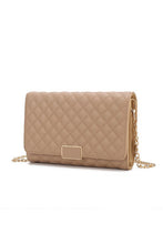 Load image into Gallery viewer, MKF Gretchen Quilted Envelope Clutch Crossbody Mia
