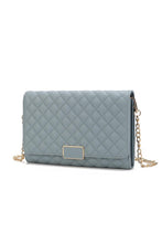 Load image into Gallery viewer, MKF Gretchen Quilted Envelope Clutch Crossbody Mia
