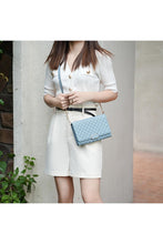Load image into Gallery viewer, MKF Gretchen Quilted Envelope Clutch Crossbody Mia
