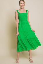 Load image into Gallery viewer, Smocked Bodice Maxi Dress
