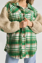 Load image into Gallery viewer, Plaid Collared Button Down Jacket
