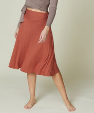 Load image into Gallery viewer, BAMBOO FLARED MID LENGTH SKIRT
