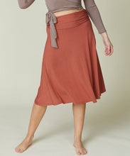 Load image into Gallery viewer, BAMBOO FLARED MID LENGTH SKIRT
