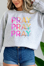 Load image into Gallery viewer, Pray On It Over It Through It Graphic Sweatshirt
