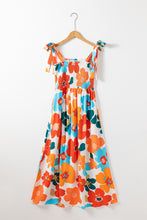 Load image into Gallery viewer, Smocked Printed Square Neck Dress
