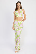 Load image into Gallery viewer, MAXI FLORAL BIAS SKIRT
