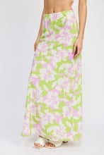 Load image into Gallery viewer, MAXI FLORAL BIAS SKIRT
