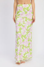 Load image into Gallery viewer, MAXI FLORAL BIAS SKIRT
