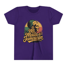 Load image into Gallery viewer, Youth Tee - "Mi Mada a Jamaican" Kids T‑Shirt
