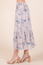 Load image into Gallery viewer, Ruffle Bottom Floral Print Skirt
