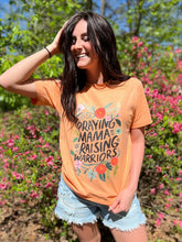 Load image into Gallery viewer, Praying Mama Raising Warriors Tee
