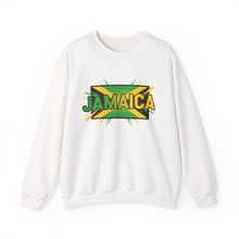 Load image into Gallery viewer, Jamaica Flag Graphic Sweatshirt — Retro Reggae Island Pride Crewneck
