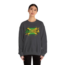Load image into Gallery viewer, Jamaica Graphic Sweatshirt — Bold Reggae Flag Design
