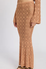 Load image into Gallery viewer, MERMAID MAXI CROCHET SKIRT
