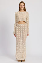 Load image into Gallery viewer, MERMAID MAXI CROCHET SKIRT
