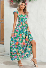 Load image into Gallery viewer, Boho Floral Maxi Dress
