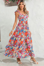 Load image into Gallery viewer, Boho Floral Maxi Dress
