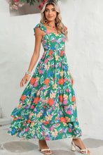 Load image into Gallery viewer, Boho Floral Maxi Dress
