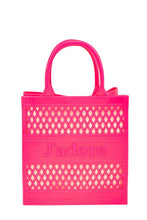 Load image into Gallery viewer, JADORE Mesh Style Top Handle Jelly Bag
