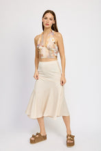 Load image into Gallery viewer, LACY RUFFLE HEM SKIRT
