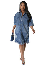 Load image into Gallery viewer, KATHERINE DENIM DRESSES
