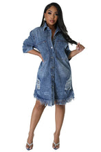 Load image into Gallery viewer, KATHERINE DENIM DRESSES
