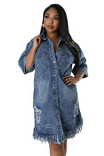 Load image into Gallery viewer, KATHERINE DENIM DRESSES
