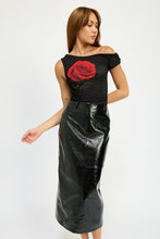 Load image into Gallery viewer, FITTED PENCIL SKIRT WITH SLIT
