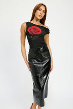 Load image into Gallery viewer, FITTED PENCIL SKIRT WITH SLIT
