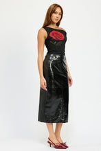 Load image into Gallery viewer, FITTED PENCIL SKIRT WITH SLIT
