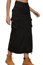 Load image into Gallery viewer, WOMEN FASHION DENIM LONG MAXI SKIRT
