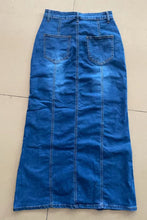 Load image into Gallery viewer, WOMEN FASHION DENIM MAXI SKIRTS
