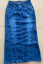 Load image into Gallery viewer, WOMEN FASHION DENIM MAXI SKIRTS
