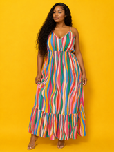 Load image into Gallery viewer, Preloved Stripe Dress
