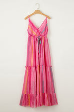 Load image into Gallery viewer, Pink Surplice Maxi Cami Dress
