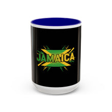 Load image into Gallery viewer, Jamaica Flag Two-Tone Accent Mug — 11oz/15oz

