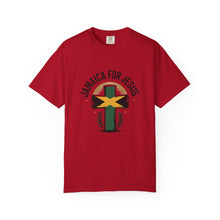 Load image into Gallery viewer, Jamaica For Jesus-Unisex Garment-Dyed T-shirt
