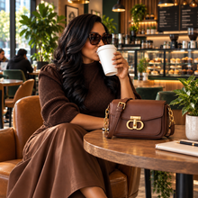 Load image into Gallery viewer, Stacy PU Leather Flap Shoulder Bag

