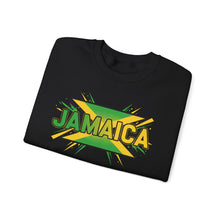 Load image into Gallery viewer, Jamaica Graphic Sweatshirt — Bold Reggae Flag Design
