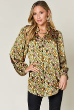 Load image into Gallery viewer, Double Take Full Size Printed Long Sleeve Blouse
