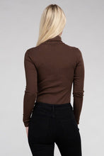 Load image into Gallery viewer, Long-Sleeve Turtleneck Bodysuit

