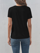 Load image into Gallery viewer, Cross Graphic Round Neck T-Shirt
