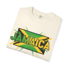 Load image into Gallery viewer, Jamaica Graphic T-Shirt — Bold Reggae Flag Design
