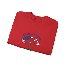 Load image into Gallery viewer, Crewneck Sweatshirt - "American Born Jamaican Roots" Flag Tree Design
